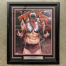 Demon King Finn Balor Autographed 22x26 WWE Framed Signed Photo Beckett