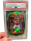 Patrick Mahomes 2020 Panini Select #130 Die-Cut Neon Green PSA 10 Gem Chiefs