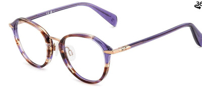 frame glasses woman- Rag & Bone PNB 3067 Violet