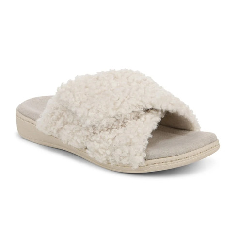  FLASH DEAL Vionic Shoes Women's Relax II Slippers - Cream Shearling
