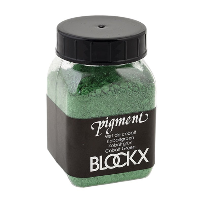 Vert de Cobalt Blockx 74 pigment poudre 100g pour peinture huile