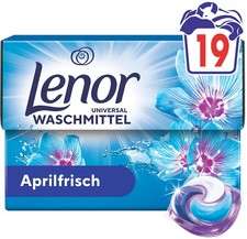 10x Lenor Vollwaschmittel Pods Aprilfrisch, je 19 Wl