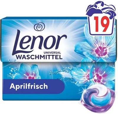 10x Lenor Vollwaschmittel Pods Aprilfrisch, je 19 Wl