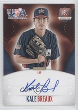 2014 USA Baseball Box Set 18U National Team Signatures /499 Kale Breaux Auto 0x1