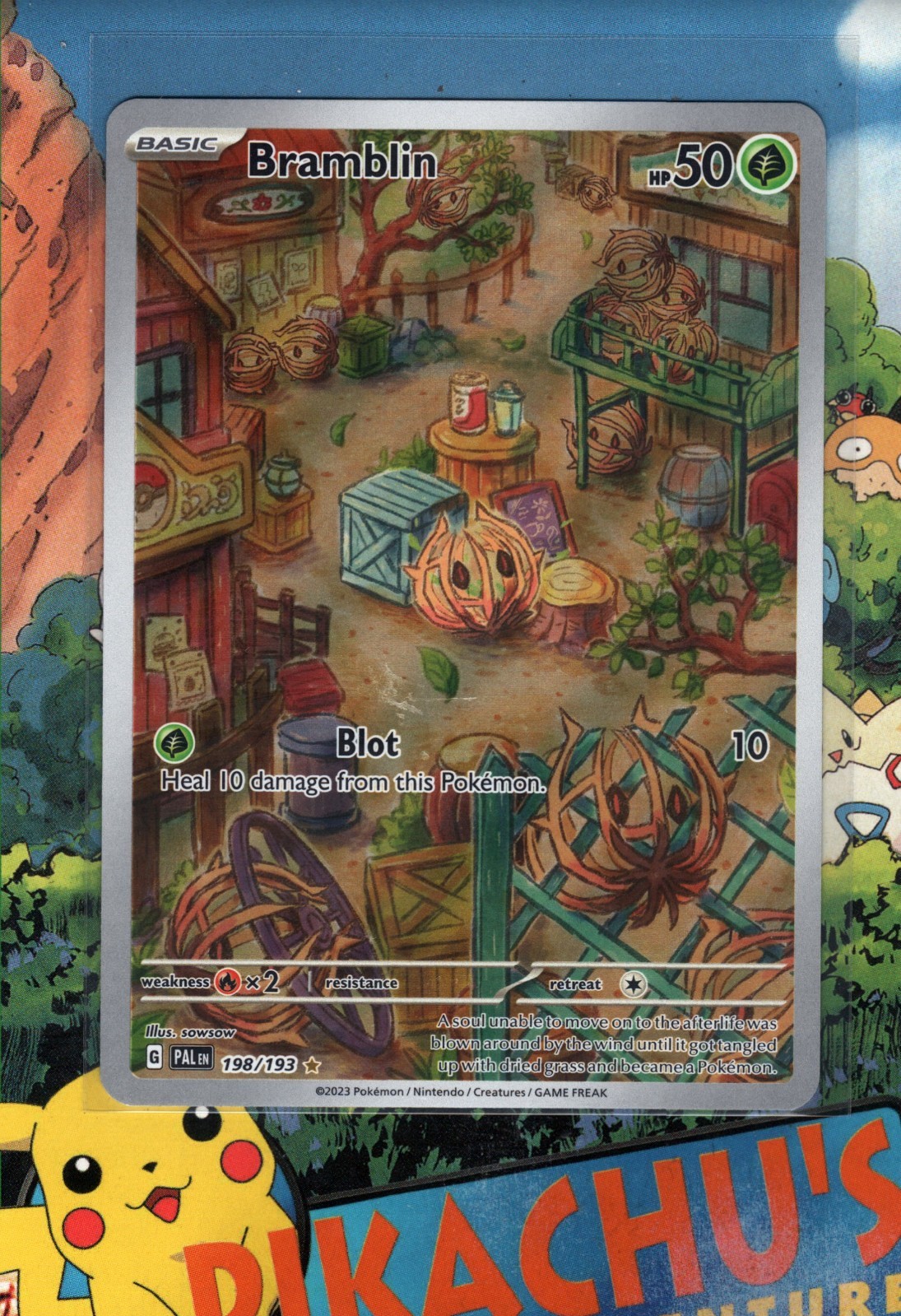Pokémon TCG Bramblin 198/193 - SV02: Paldea Evolved   NM/M