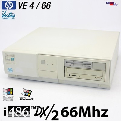 HP VECTRA VE 4 / 66 COMPUTER PC INTEL 486 DX/2 66MHZ RS-232 PARALLEL 80486 RETRO
