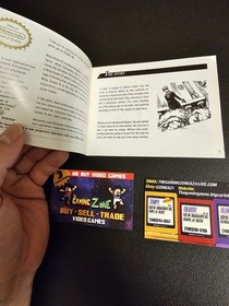 Ninja Gaiden 2 Nintendo Nes Manual ONLY. NO GAME