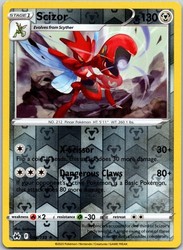 Scizor 086/159 Crown Zenith Reverse Holo Rare