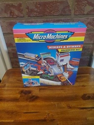 Micro Machines Hiways & Byways Drawbridge Bay 1994 Galoob Set # 65313 NIB 