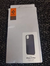 Spigen Liquid Air Case for Apple  iPhone 15 Black NIB Free Shipping M54