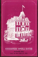 Carol Bruce in Bloomer Girl Goodspeed Opera House program 1971