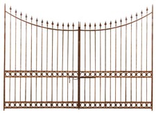 Cancello in Ferro Pieno Biscottini Forgiato a Mano Anticato Made Italy