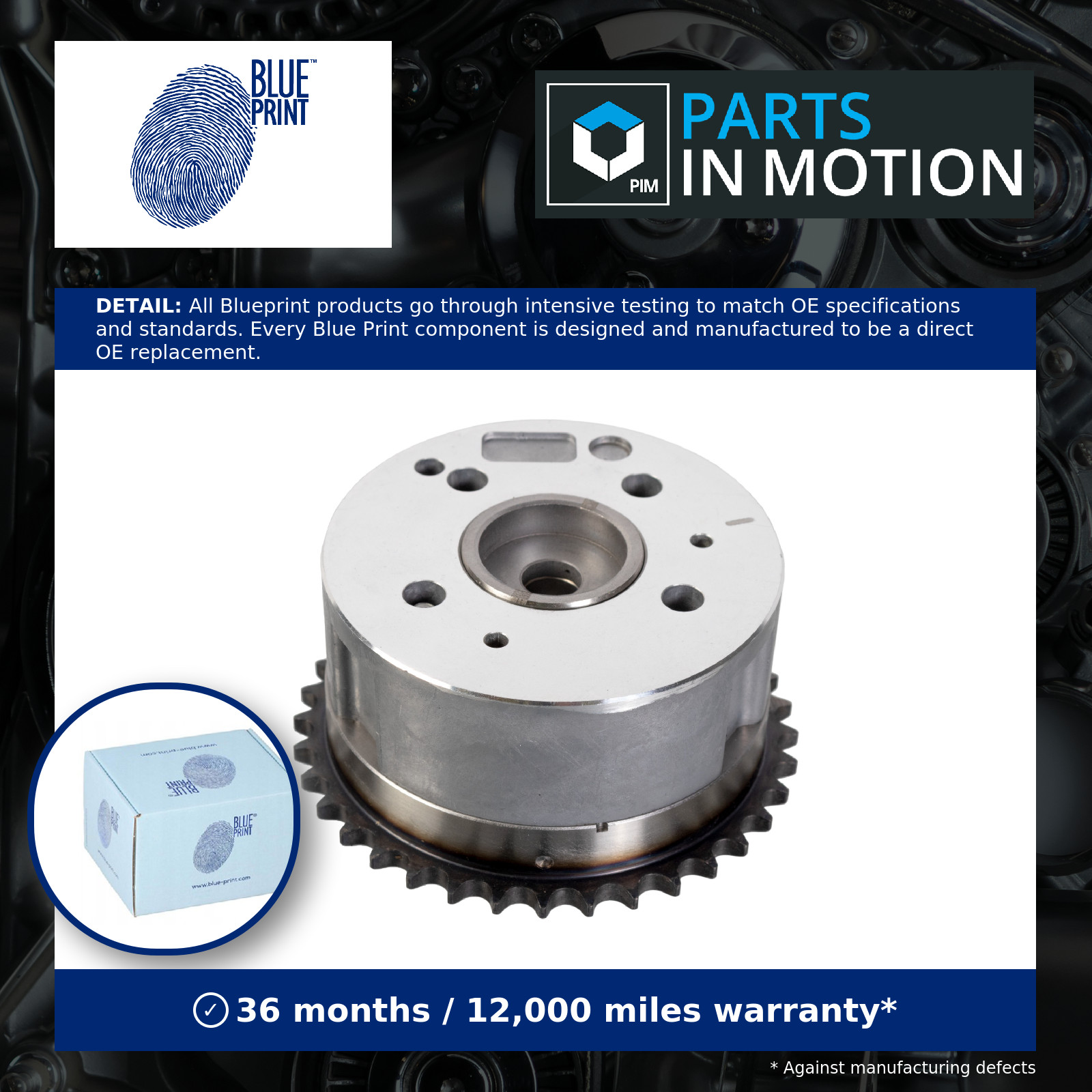 Camshaft Adjuster Intake side ADBP740069 Blue Print 2435004000 Quality New