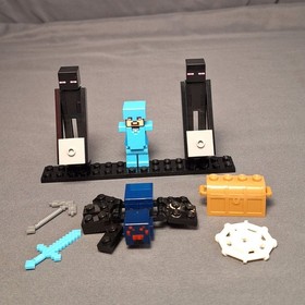 LEGO Minecraft 21124 "The End Portal" w/ Manuals & Minifigs