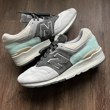 New Balance 997 NB1 Custom Men’s Size 10.5 Made in USA Grey/Teal Suede US997MC1