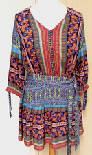 Joe Browns Ultimate Boho Long Tunic/Dress Cuff Ties  12 Ladies
