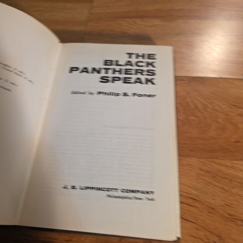 The Black Panthers Speak Manifesto Of Party Philip S. Foner HC/DJ w/Mylar Cover - Picture 4 of 7