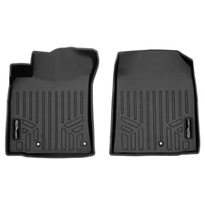 SMARTLINER SA0572 Front BLACK Floor Liners for Hyundai Ioniq