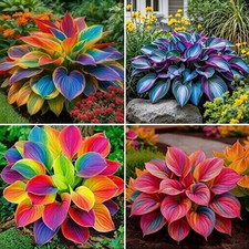 220 Mixed Color Hosta Seeds for Planting - Hostas Seeds Rare Perennial, Flower