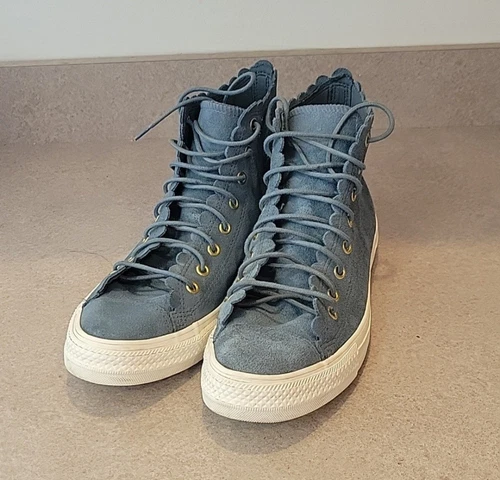 Sneaker Converse CHUCK TAYLOR ALL STAR FRILLY THRILLS ALTE da donna taglia 10