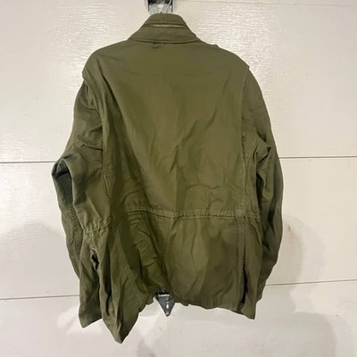 Polo Ralph Lauren Military Field Jacket Mens L Olive Green