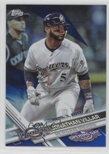 2017 Topps Opening Day Rainbow Blue Foil Jonathan Villar #100 0g4