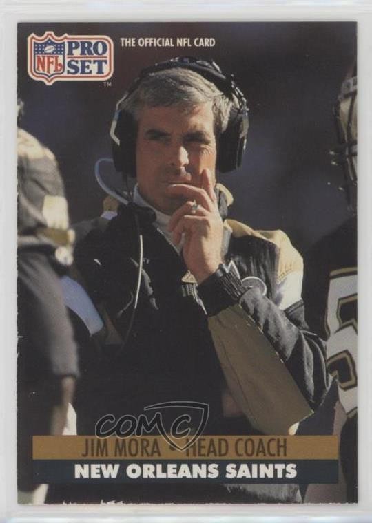 1991 Pro Set Mobil FACT Jim Mora Sr Jim Mora #243 0rh5