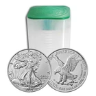 Roll of 20 - 2021 $1 Type 2 American Silver Eagle 1 oz BU