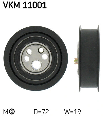 Spannrolle, Keilriemen SKF VKM 11001 FüR OE 048 109 243 A - 048 109 243 A-image