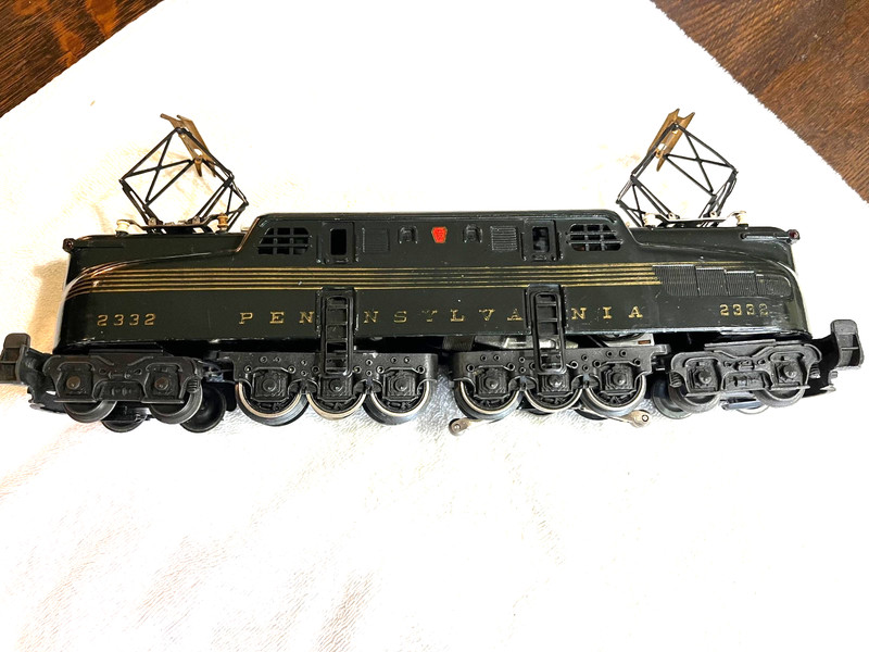 LIONEL 2332 PENNSYLVANIA GG-1 with REPO BOX, VG+/EX- Condition