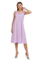 Vero Moda Damen Kleid Kelly C Strap Calf Midi Lavendel M