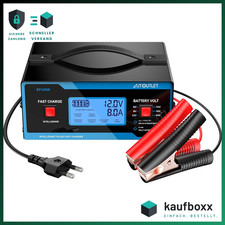 Ladeger&auml;t Autobatterie 6-24V Smart Vollautomatisch 0-14A mit LCD Bildschirm