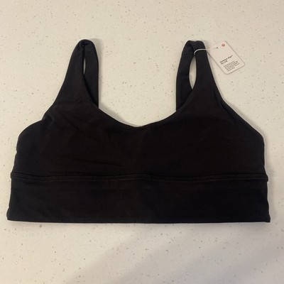 Lululemon Align Yoga-Wende-BH Größe UK 16 US-Größe 12 schwarz