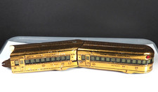 Marx Vintage Tin Train Mercury Copper Cars Detroit Toledo O Ga