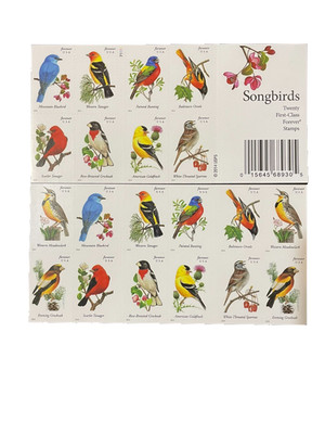 2014 Songirds Stamps Booklet of 20 - Forever - MNH