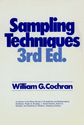 Sampling Techniques Paperback William G. Cochran