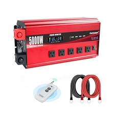 5000W Power Inverter 12V to 110V/120V DC to AC with LCD Display, Remote Contr...