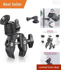 Durable ULANZI R099 Super Clamp with 360 Ballhead for Versatile Camera Mounting