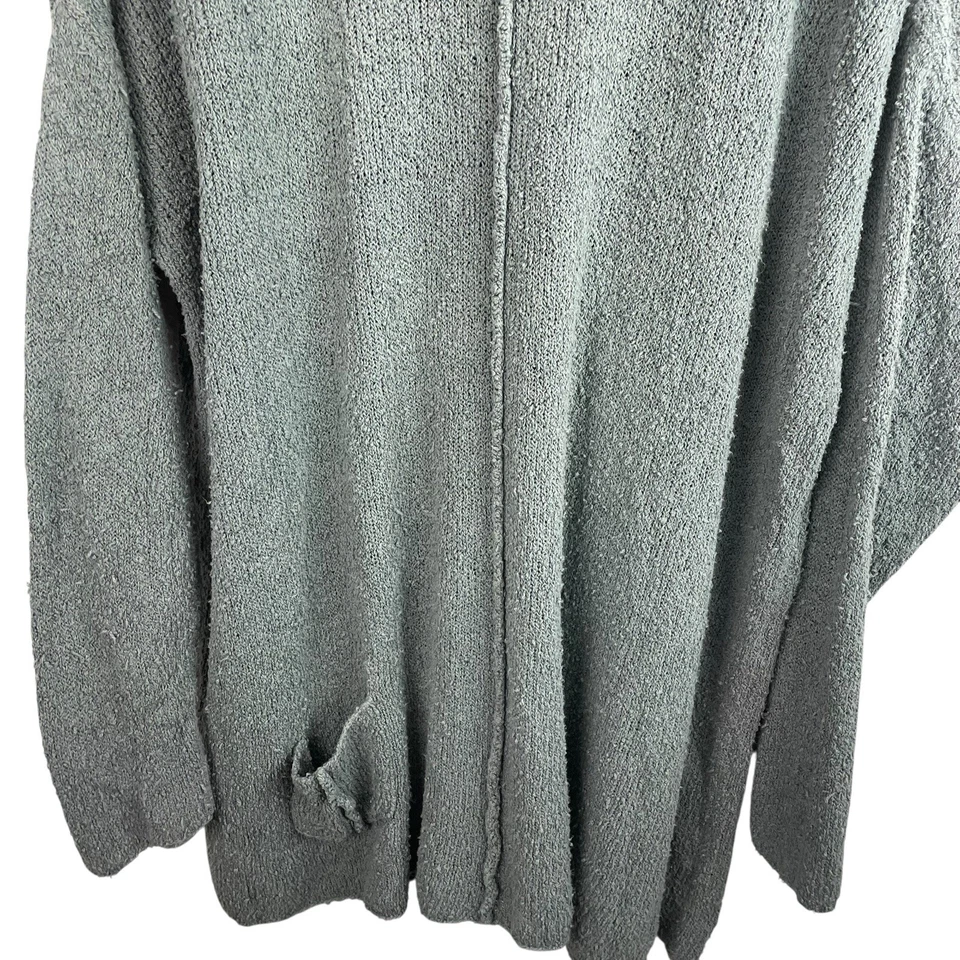 Suéter túnica de gran tamaño texturizado verde talla M/L marca lino Lagenlook  Foto 3 de 4