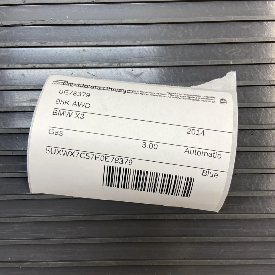 Silenciador silenciador de escape traseiro BMW X3 F25 2014-2018 3.0L 95k milhas fabricante de equipamento original DD - Imagem 2 de 4