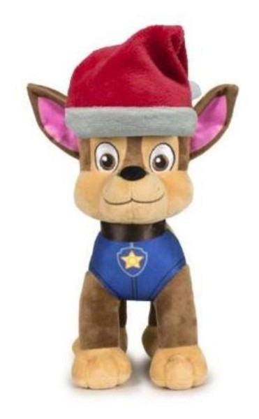 Paw Patrol Weihnachten Chase Kuscheltier - 20 Cm PlüSchtier Weiches Stofftier-image