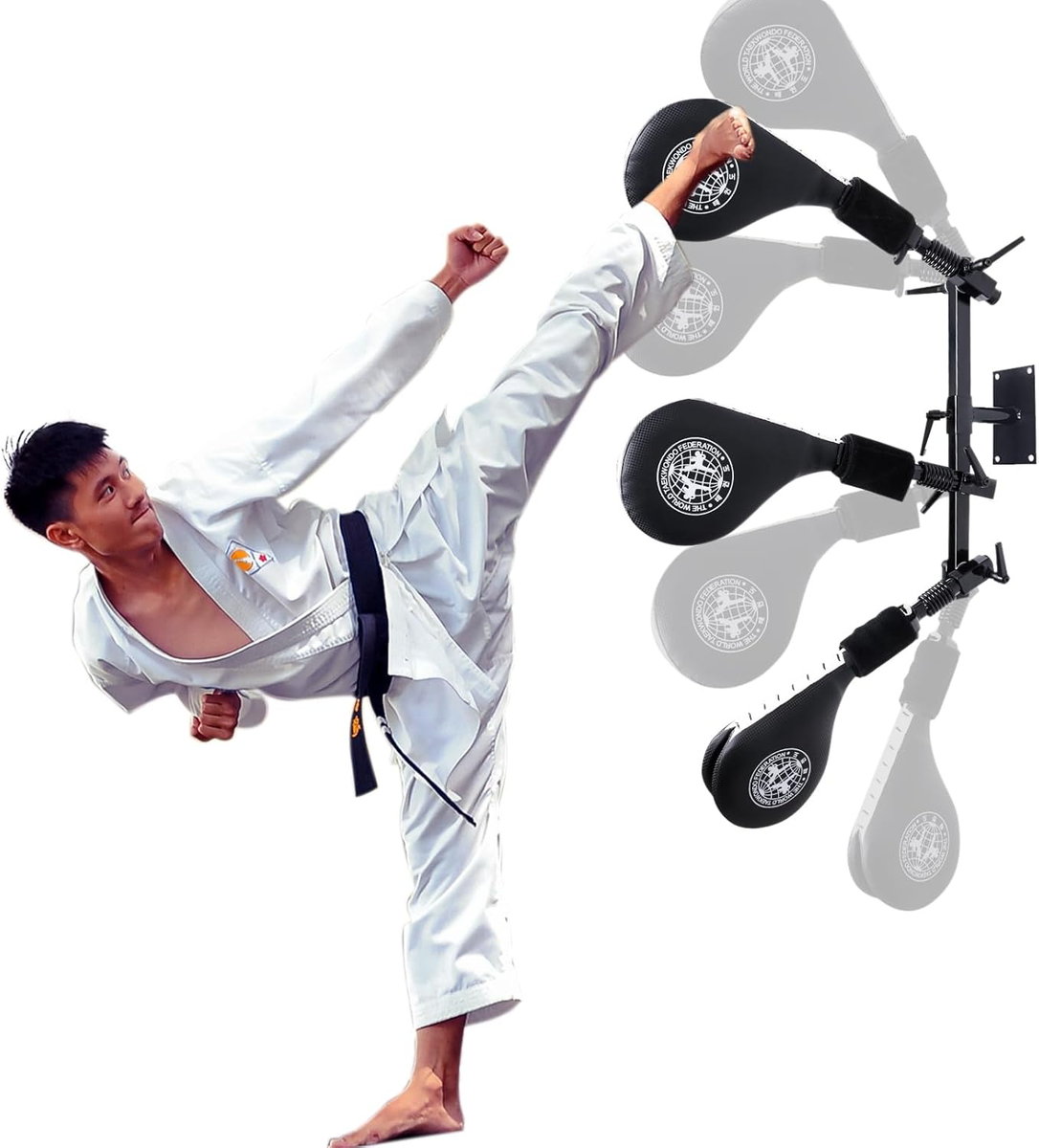 Wall Mounted Taekwondo Kick Pads, Taekwondo Training Kicking
