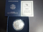 2011 W American Eagle One Ounce Silver Uncirculated Coin with COA & OGP