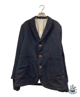 KHOKI Tailored jacket Size: 1 Navy Men 20aw-jk-03