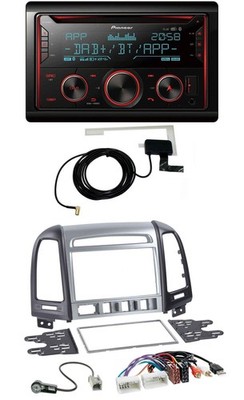 Pioneer 2DIN MP3 DAB USB CD Bluetooth Autoradio für Hyundai Santa Fe AUX USB 4 S