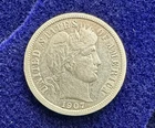 Rare Beautiful 1907-S U.S. Barber Dime (SILVER) KM 113