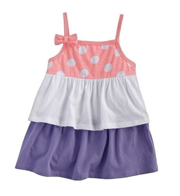 NWT Little Girls Jumping Beans Tiered Babydoll Tank - Size 4T