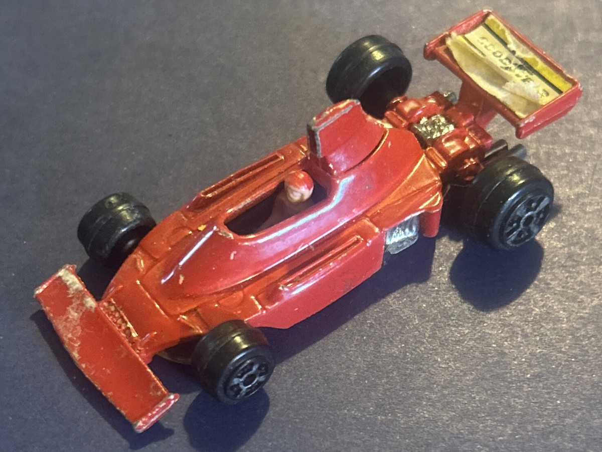1980s Yatming Ferrari 1310 Agip Formula One Race Car Diecast Red
