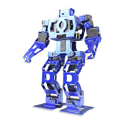 Metal 15 Dof Biped Robot With Servo Humanoid Robot Fighting Robot