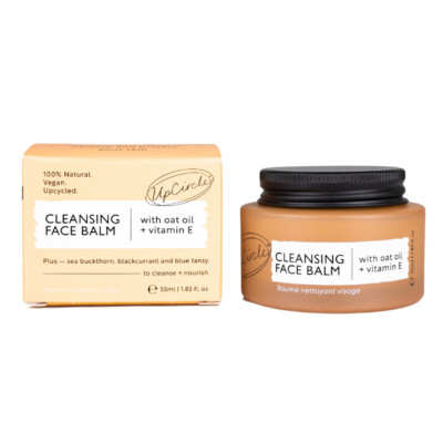 UpCircle natürlicher, veganer Gesichtsreinigungsbalsam mit Haferöl und Vitamin E - 55 ml
